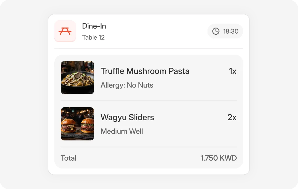 Unified Kitchen Queue