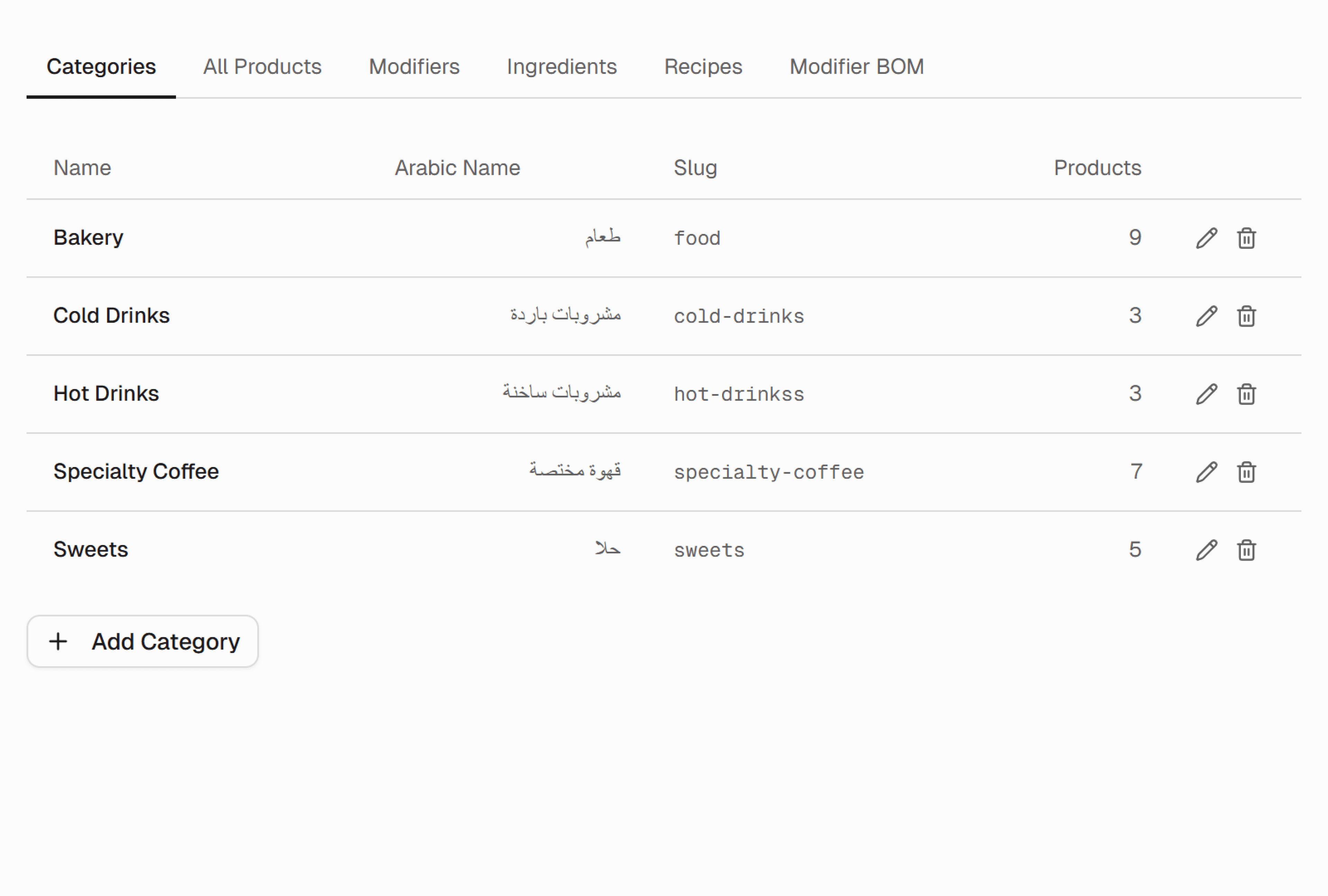 One menu, every location